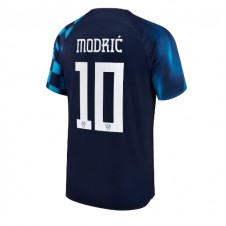 Kroatia Luka Modric #10 Bortedrakt VM 2022 Kortermet